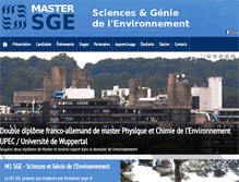 Tablet Screenshot of master-sge.com